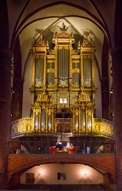 Organ in St Peter's Basilica, Dillingen, Germany