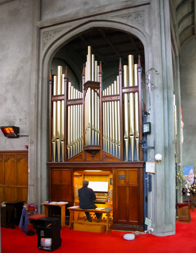 St Matthew's organ, Hastings, New Zealand