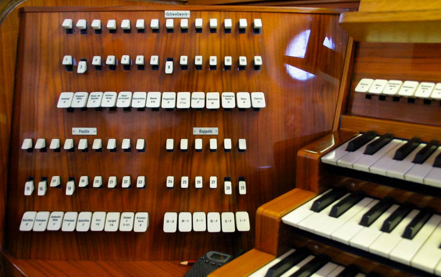 organ in St Johannes, Arth-Goldau, Switzerland
